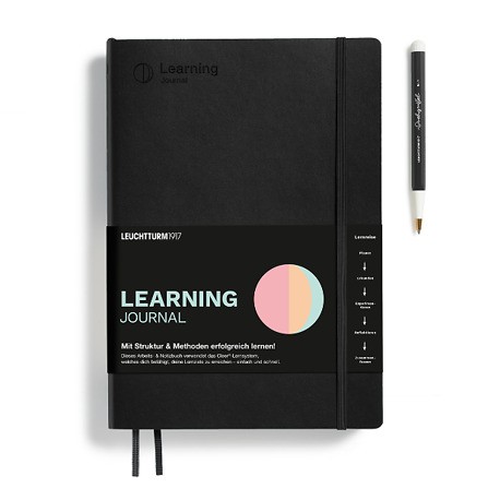 Learning Journal Composition (B5), Negro, Inglés